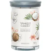 Yankee candle - Coconut Beach Large Tumbler Geurkaars - 100 branduren - twee lonten