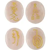 Spiru Reiki Stenen Set Rozenkwarts