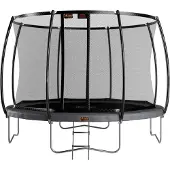 Avyna Trampoline Pro-Line 430 + Royal Class Veiligheidsnet + Ladder Grijs