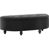 HOMCOM -Sitzbank-Polyester, Gummiholz-120B x 46T x 42H cm-Dunkelgrau