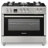 Ravanson Kwge-k90 Gaskookplaat Met Elektrische Oven