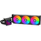 Lian Li GALAHAD II LCD 360 - Vloeistof-koelsysteem processor - afmeting radiator: 360 mm - voor Intel LGA: 1700, 1200, 115x - AMD AM5, AM4 - 3x 120 mm ARGB fans - zwart