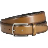 Lindenmann leren heren riem - cognac