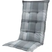 Madison Tuinstoelkussen Sya Grey Hoge Rug (123 x 50 cm)