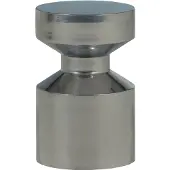 Woood Ferry Bijzettafel - Metaal - Chrome - 47x30x30