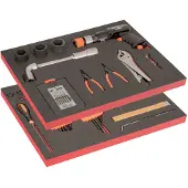 Bahco Gereedschapsset voor automotive | inclusief 2 gevulde foams - 62-delig - FF1ASET-AUTO-M1