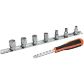 Bahco rail set 1/4" dopsleutels | 6729SZ