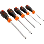 Bahco Schroevendraaierset BahcoFit | rubber greep | gleuf - 5-delig - B219.045