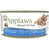 Applaws Natvoer Voor Katten Met Tonijn En Krab 24x70g