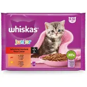Mars Whiskas Junior 4x85g Tussendoortje 13 Eenheden