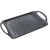 Supreme Gegoten Aluminium Grillsteen Gestreept 28x22 Cm