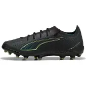 Puma ULTRA 6 ULTIMATE AG uniseks voetbalschoenen, Groen/Zwart, Maat 40
