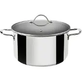 Supreme Roestvrij Staal Inductiepan Met Glazen Deksel 24 Cm
