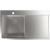 CATA Cbs-1 40-40 D R10 Spoelbak Met Afdruiprek