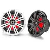 Kicker 8-inch Led-coaxiale Luidspreker Wit,Grijs 300W