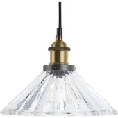 Beliani COLORADO - Hanglamp - Goud - Glas