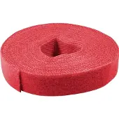 Value 25.99.5253 Klittenband Om te bundelen Lusdeel, Haak- en lusdeel, Haakdeel (l x b) 25 m x 10 mm Rood 25 m