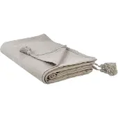 Beliani LINDULA - Sprei-Beige-Katoen