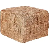 Beliani HOSRI - Poef-Beige-Jute