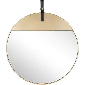 Beliani GURS - Wandspiegel - Goud - IJzer