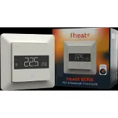 Heatit WiFi6 thermostaat | Draadloos | WiFi, Bluetooth | Wit | RAL 9010