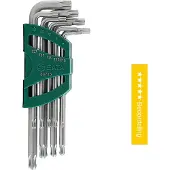 Sata Professionele Torx Long Arm Kogelkop Set T10 t/m T50