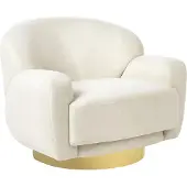 Beliani LEJRE - Fauteuil - Lichtbeige - Polyester