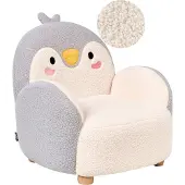 Beliani FYN - Kinderfauteuil - Grijs - Bouclé