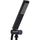 Beliani TABACAL - Handdouche - Zwart - Messing