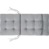Beliani MAUI PREMIUM - Tuinkussen set 8 stuks - Grijsmelange - Polyester