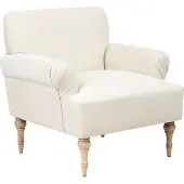 Beliani FREDROS - Fauteuil - Lichtbeige - Polyester