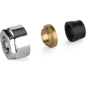 Plieger Koppelingen meerlagenbuis valvola 1/2" 16 mm chroom
