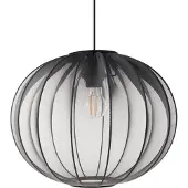 Beliani MARIETA - Hanglamp - Zwart - Nylon