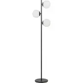 Beliani WADI - Staande lamp - Zwart - Metaal