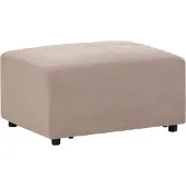 Beliani KOHLO - Ottomaan - Taupe - Polyester