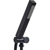 Beliani YARARI - Handdouche - Zwart - Messing