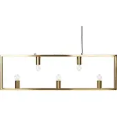 Beliani BAYAS - Hanglamp - Messing - Metaal
