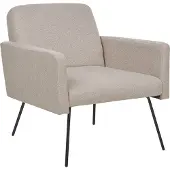 Beliani NARKEN - Fauteuil - Beige - Polyester