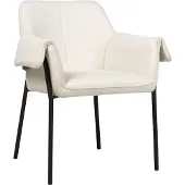 Beliani ARLA - Fauteuil - Creme - Polyester