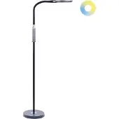 Beliani CASSIOPEIA - Staande lamp - Zwart - Synthetisch materiaal