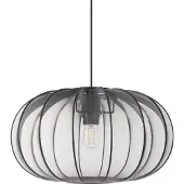 Beliani TOCUYO - Hanglamp - Zwart - Nylon