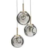 Beliani RALFES - Hanglamp - Messing - Glas
