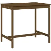 vidaXL Tuintafel 121x82,5x110 cm massief grenenhout honingbruin