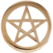 BERK Pentagram Messing groot