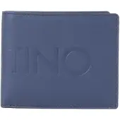 Valentino Leren kaarthoes Mason Card Holder Blu donkerblauw