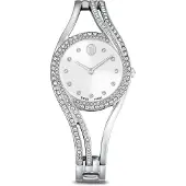 Swarovski Analoog horloge 'Hyperbola' zilver / transparant