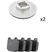 RIDEX 3405B2917 Remschijven en blokken