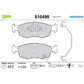 Valeo 610499 Remblokken
