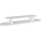 En.casa Tv meubel Targema zwevend wit 120x30x16 cm []