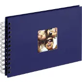 Walther design Walther Album 23x17cm Blauw Wire-o 40pag Sa-109-l Inplakalbum